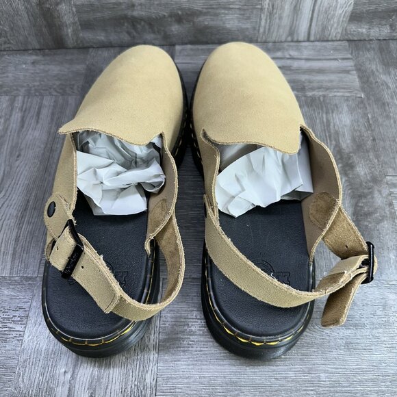 Dr. Marten's Carlson Men's size 10 Savannah Tan Sling Back Mule - Picture 6 of 9